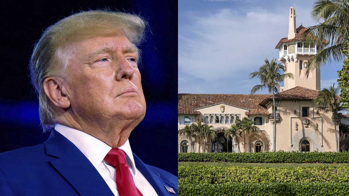 La mansión de Trump con más de 300 documentos confidenciales que encontró el FBI