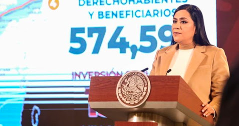 Ariadna Montiel brinda apoyo económico a más de 2.6 millones de personas en el sur del país