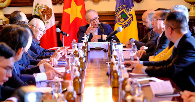 Jalisco recibe a la Delegación de Vietnam para estrechar lazos comerciales