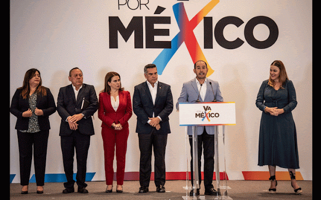 Va por México definirá su método para elegir candidato presidencial en la siguiente fecha