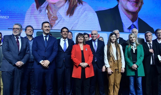 Patricia Bullrich en un evento político.