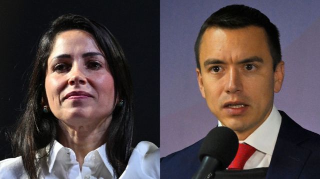 Así llegan la correísta Luisa González y el empresario Daniel Noboa a la segunda vuelta en Ecuador Paisaje natural de Ecuador con montañas y vegetación.