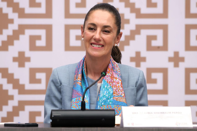 “Nunca más gobiernos represores”: Claudia Sheinbaum Claudia Sheinbaum en evento público.