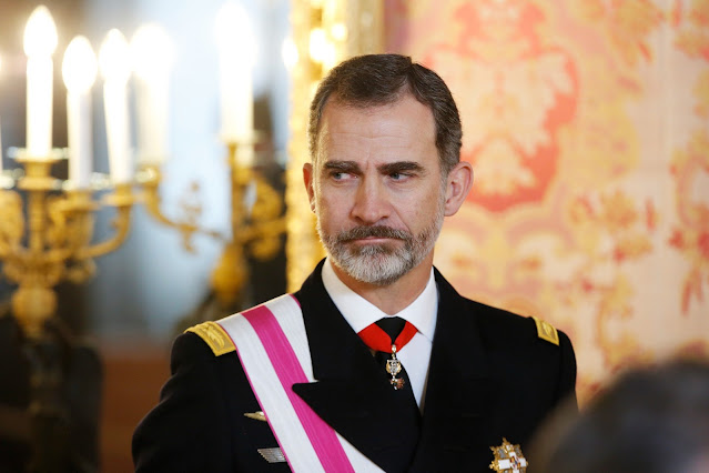 Retrato de Felipe VI, rey de España.