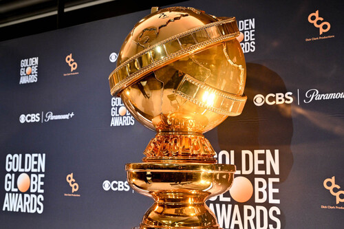 Globos de Oro en ceremonia de premiación.