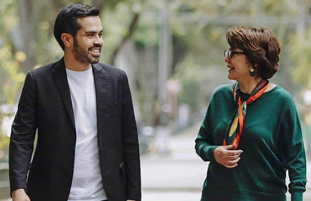 Patricia Mercado deja de ser la vocera de campaña de Álvarez Máynez Imagen de MC en un fondo neutro.