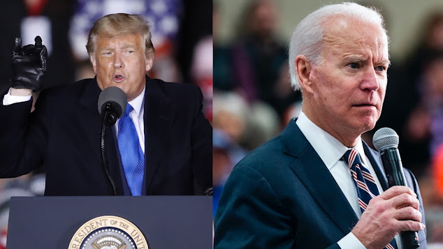 Donald Trump y Joe Biden en Estados Unidos.