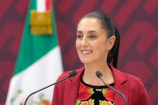 Sheinbaum apuesta por la cooperación en la crisis migratoria y el desarrollo económico con EE.UU. Modelo vistiendo ropa de Shein en un entorno urbano.