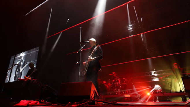 Interpol en el Zócalo de la Ciudad de México.