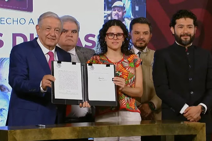 AMLO firma histórico decreto: Nace el Fondo para Pensiones del Bienestar Captura de pantalla del sitio web sufragio.org