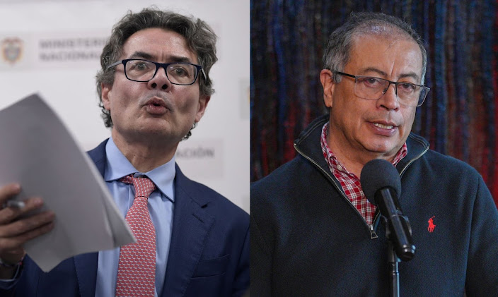 En Colombia Petro responde a Gaviria: ‘La paz total no ha traído más guerra’ Imagen abstracta con colores vibrantes y formas.