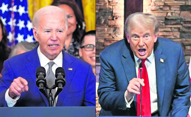 Biden critica posturas de Trump sobre aborto previo a crucial debate presidencial Captura de pantalla del sitio web sufragio.org