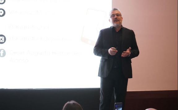 César Augusto Hernández Alonso, impacta con su visión innovadora en Cumbre Monterrey Captura de pantalla de Telegram en junio 2024.