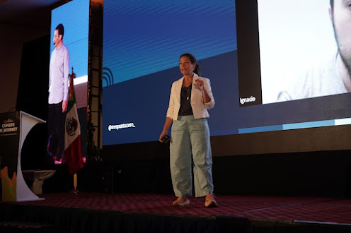 Presentación de Vilker y Libonatti en la Cumbre de Monterrey aborda valores y sentimientos del votante latinoamericano Imagen de WhatsApp del 26 de junio de 2024.