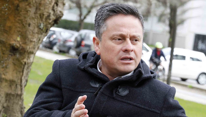 Alcalde Álvaro Ortiz de Concepción en evento.