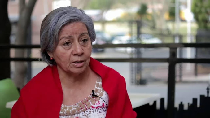 Bertha Oliva, defensora de derechos humanos.