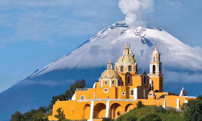Pueblos mágicos de Puebla en una imagen.