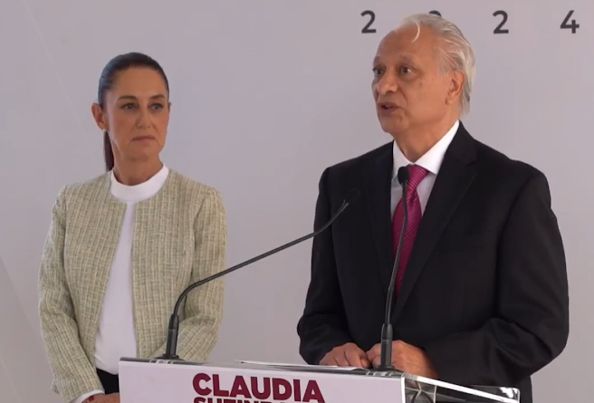 Claudia Sheinbaum designa a Víctor Rodríguez Padilla como nuevo director de Pemex Captura de pantalla del sitio web sufragio.org