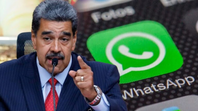 Maduro acusa a WhatsApp de entregar datos de venezolanos a opositores Imagen de WhatsApp con tema maduro.