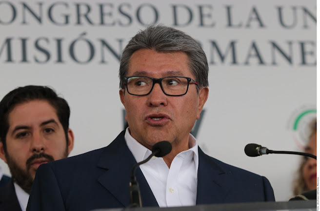 Monreal defiende blindaje en conferencia de prensa.