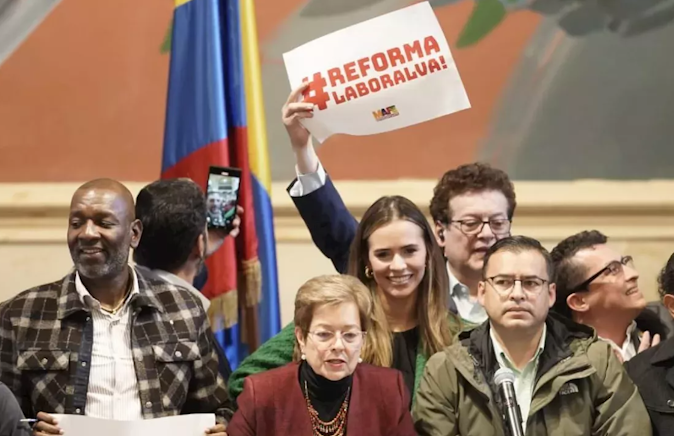 Cámara de representantes da luz verde a la Reforma Laboral en Colombia: El Senado es el siguiente desafío Captura de pantalla del sitio web Sufragio.