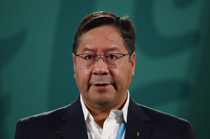 Luis Arce, Presidente de Bolivia condena violencia política y pide esclarecer ataque a Evo Morales Captura de pantalla de un sitio web.
