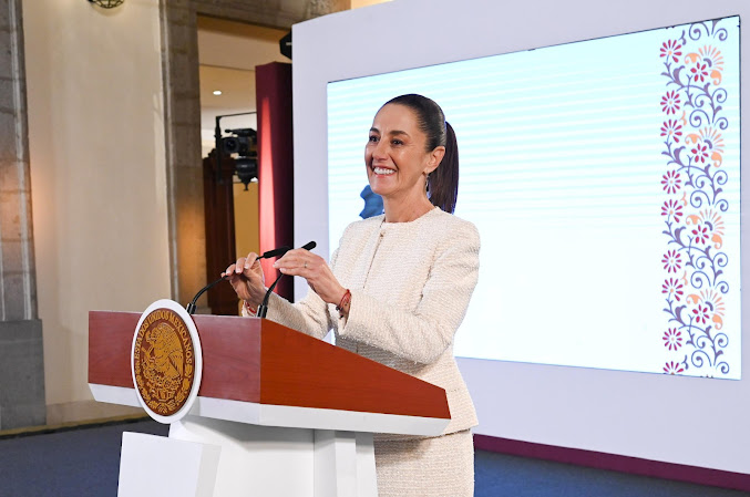 Claudia Sheinbaum presenta plan nacional para garantizar soberanía alimentaria y precios justos Imagen de WhatsApp del 22 de octubre de 2024.