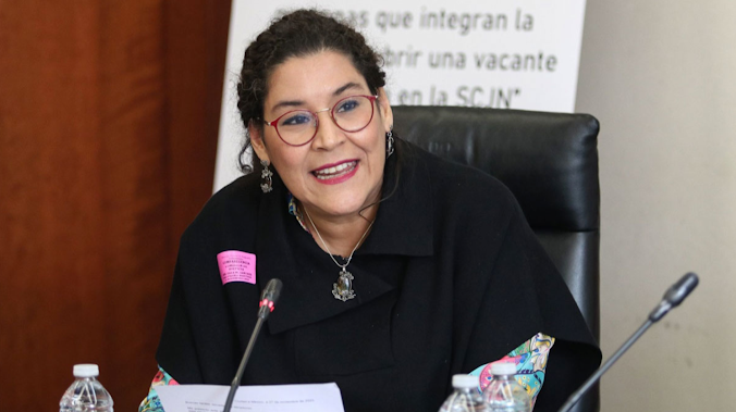 Conflicto local por protección solicitada para la Ministra Lenia Batres durante su visita a Oaxaca Captura de pantalla del sitio web Sufragio.