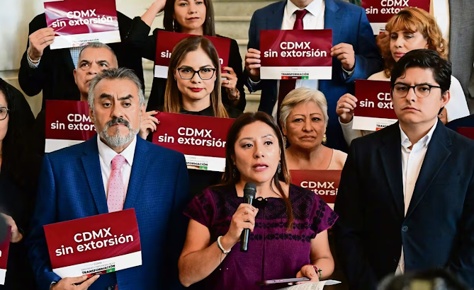 Diputados se comprometen a aprobar iniciativa de Clara Brugada contra la extorsión a la brevedad Captura de pantalla del sitio web sufragio.org