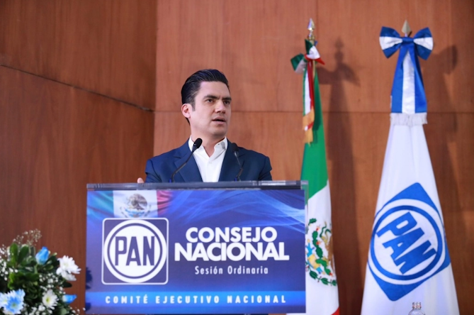 PAN se prepara para las elecciones de 2027 con reformas a sus estatutos Captura de pantalla del sitio web en 2024.