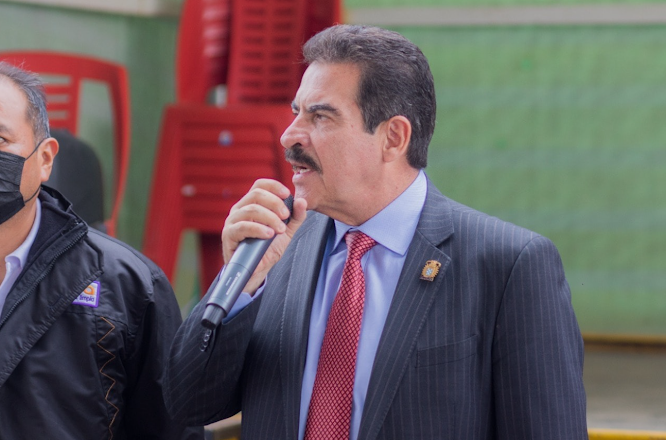 Manfred Reyes Villa solicitará licencia indefinida para su campaña presidencial en Bolivia Captura de pantalla del sitio web Sufragio.
