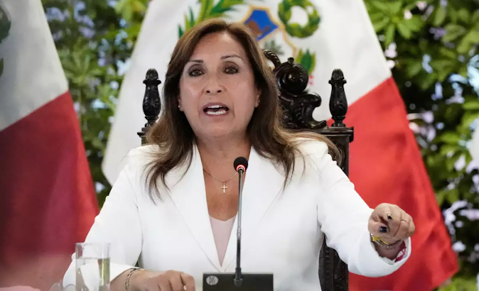Boluarte plantea ley para “defender la soberanía” del Perú en medio de tensiones con la Corte IDH Captura de pantalla del 28 de agosto de 2025.
