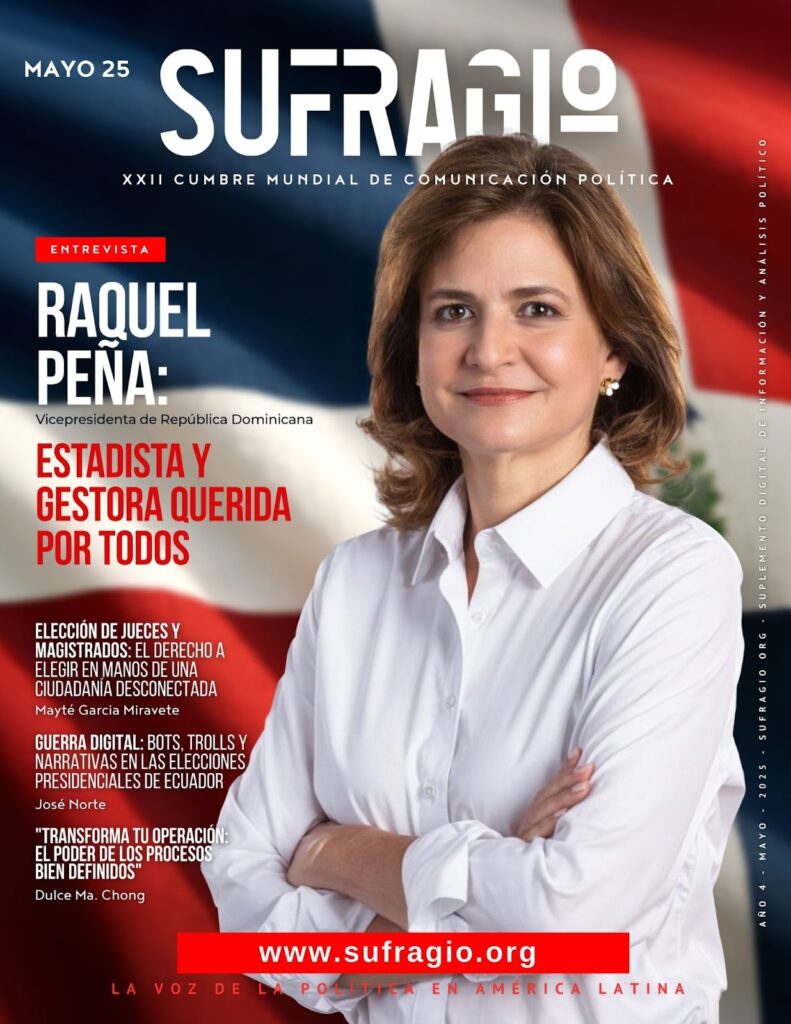 Raquel Peña, estadista y líder admirada.