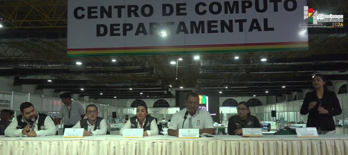 TED anula actas y repetirá votación en Santa Cruz el 5 de abril