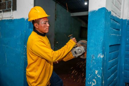 Gobierno moderniza Centro Escolar Las Ánimas en La Paz Centro
