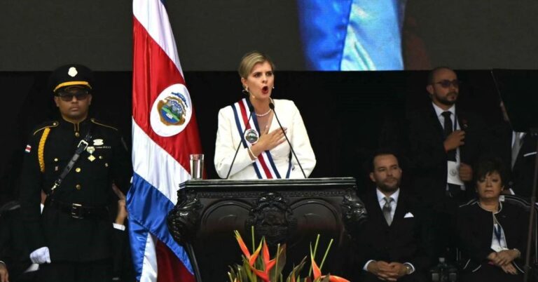 Laura Fernández asume Presidencia de Costa Rica con plan antinarco