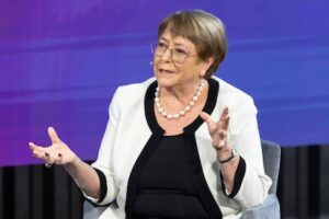 Michelle Bachelet anuncia candidatura para alto cargo en la ONU Michelle Bachelet anuncia candidatura para alto cargo en la ONU