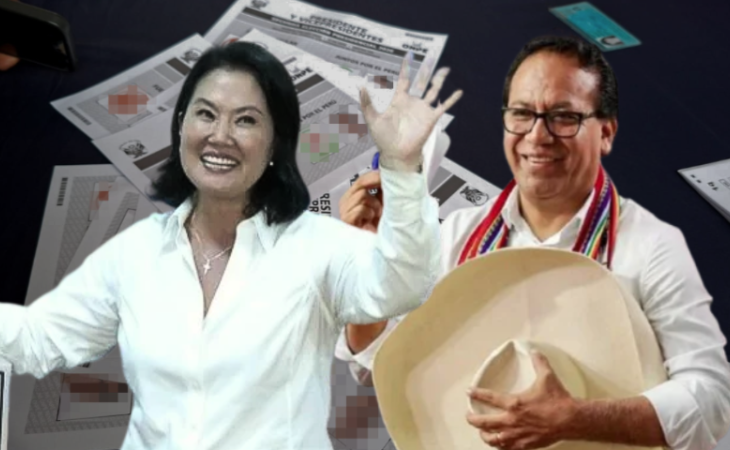 Keiko Fujimori mantiene mínima ventaja en conteo final en Perú Keiko Fujimori mantiene mínima ventaja en conteo final en Perú