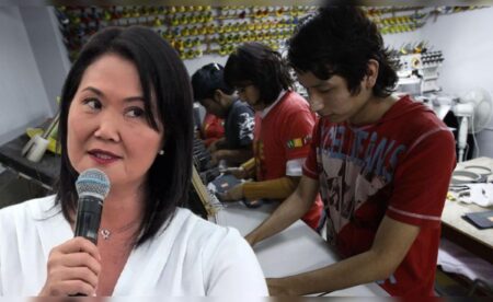 Keiko Fujimori garantiza mantener derechos laborales en Perú Keiko Fujimori garantiza mantener derechos laborales en Perú