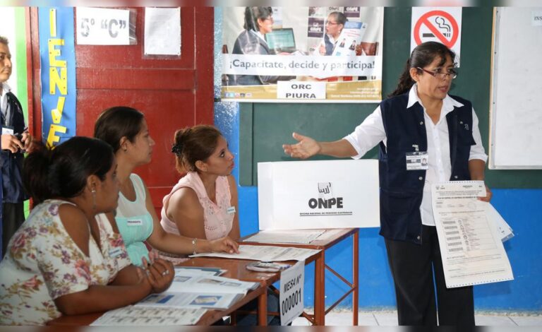 Multa de S/ 275 por no cumplir como miembro de mesa en 2026