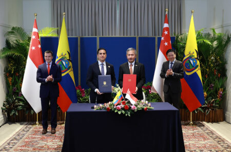 Ecuador y Singapur refuerzan cooperación bilateral con nuevo acuerdo