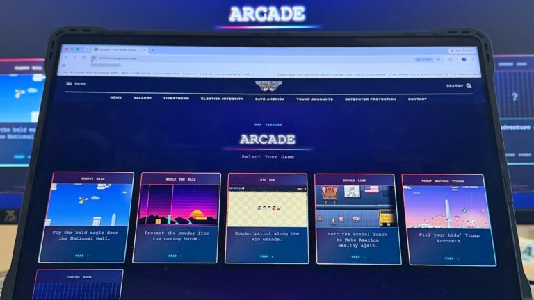 Casa Blanca lanza videojuegos polémicos sobre frontera y migración