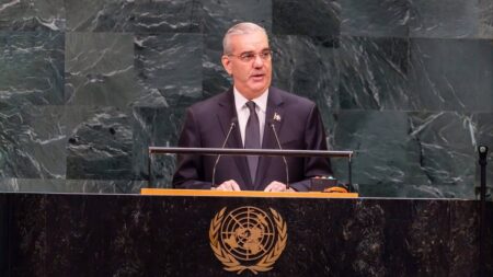 Abinader pide reforzar misión de la ONU contra bandas en Haití Abinader pide reforzar misión de la ONU contra bandas en Haití