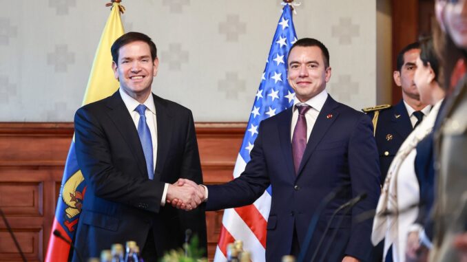 Rubio reforzará cooperación en Colombia, Ecuador y Perú en septiembre Rubio reforzará cooperación en Colombia, Ecuador y Perú en septiembre