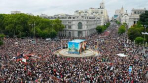 Protestas en España tras rechazo del Congreso a decretos de vivienda Protestas en España tras rechazo del Congreso a decretos de vivienda