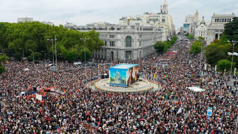 Protestas en España tras rechazo del Congreso a decretos de vivienda