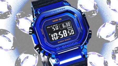 Casio lanza G-Shock MRG-D5000 con caja de zafiro azul Casio lanza G-Shock MRG-D5000 con caja de zafiro azul