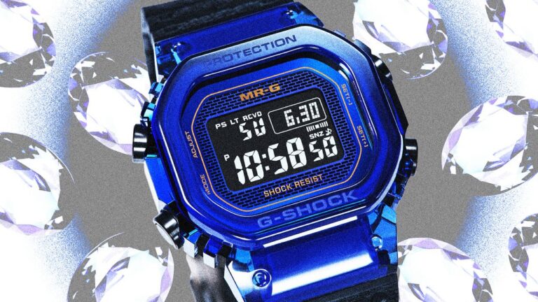 Casio lanza G-Shock MRG-D5000 con caja de zafiro azul Casio lanza G-Shock MRG-D5000 con caja de zafiro azul